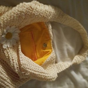 Bag-woven, out of raffia